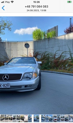 Mercedes-Benz SL cena 67900 przebieg: 148000, rok produkcji 1996 z Kraków małe 172